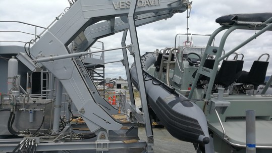 Antelope Engineering are proud to announce our recent role as partner with Vestdavit bringing boat handling technology to The Royal New Zealand Navy.