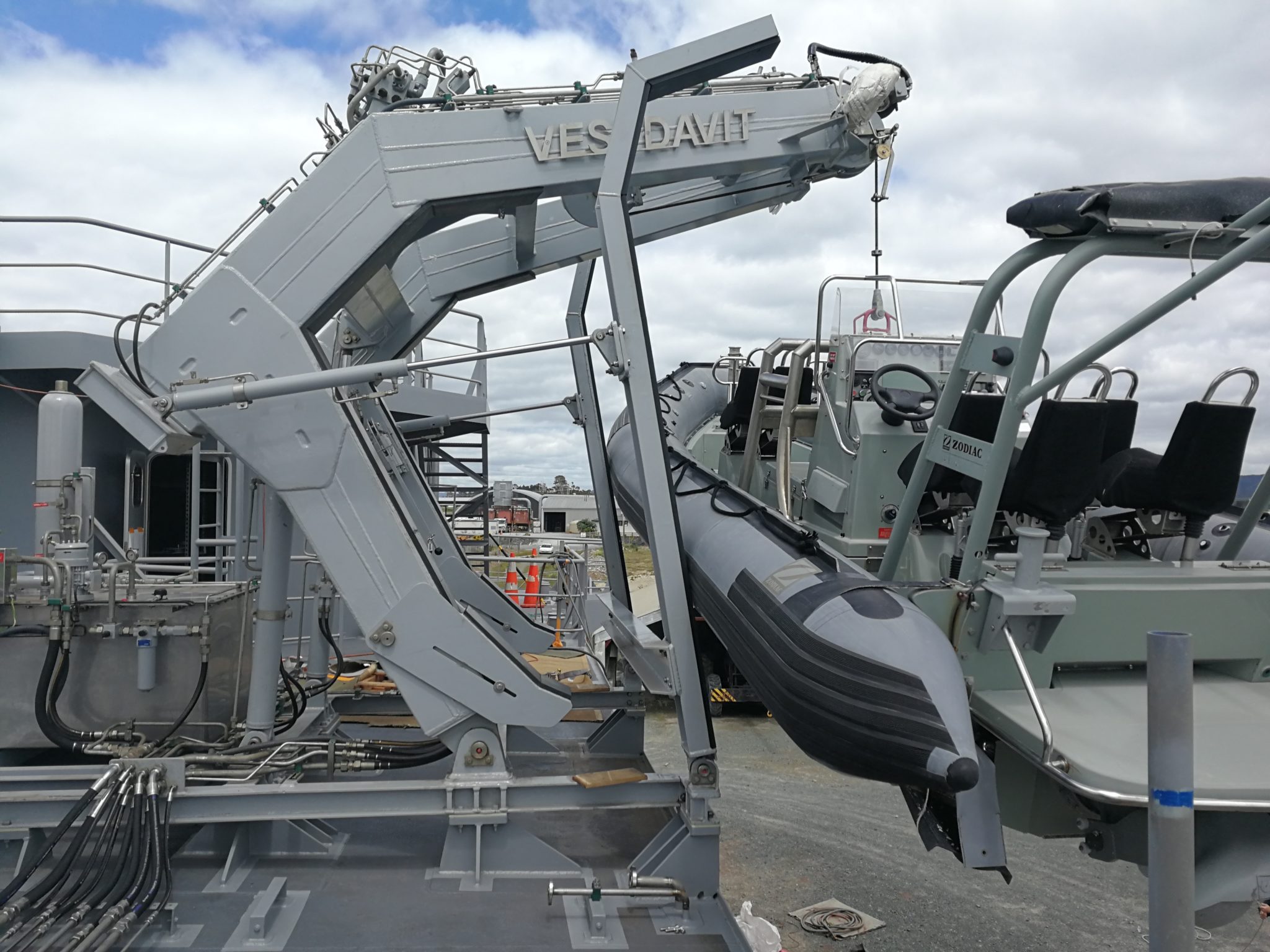 Antelope Engineering are proud to announce our recent role as partner with Vestdavit bringing boat handling technology to The Royal New Zealand Navy.